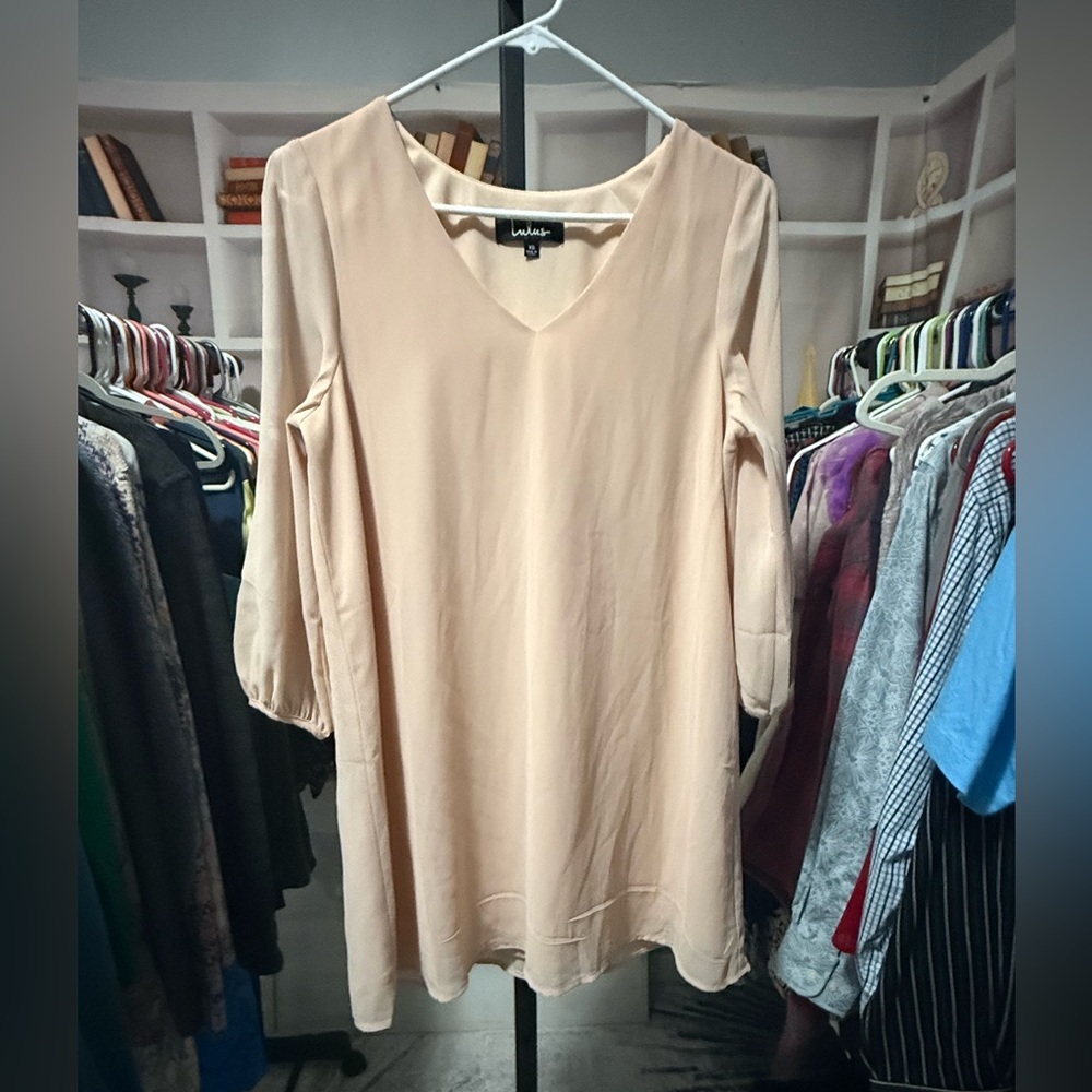 Lulu's Cream Mini Dress - Picture 5 of 9